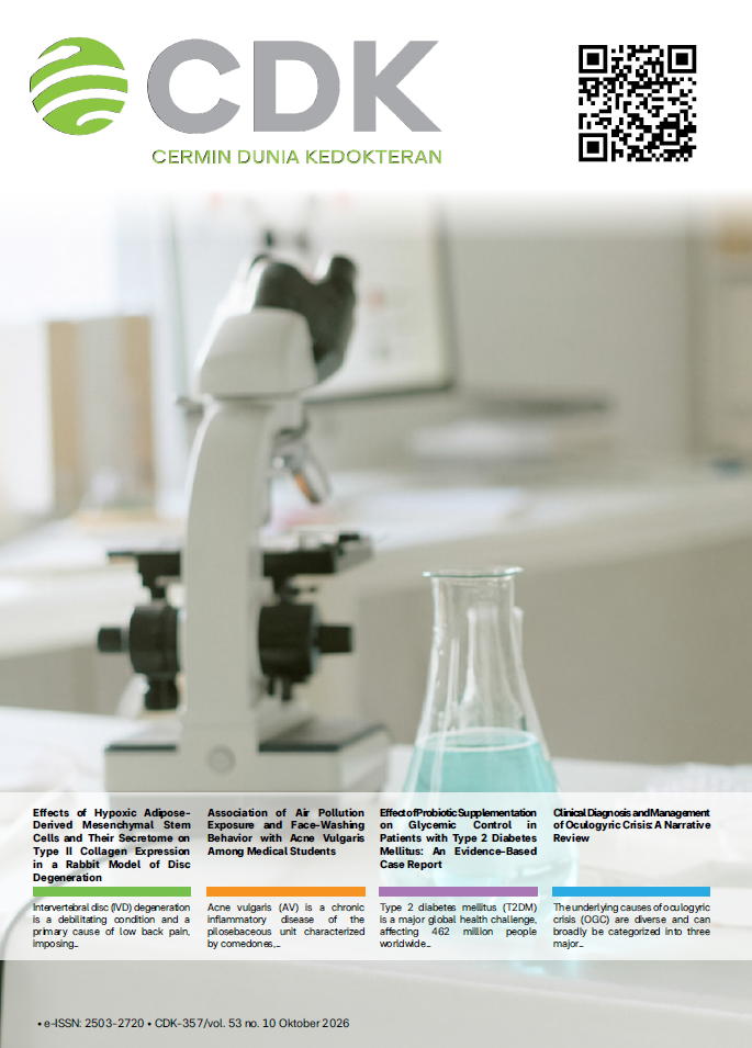 					View Vol. 53 No. 10 (2026): October 2026 - CDK 357
				